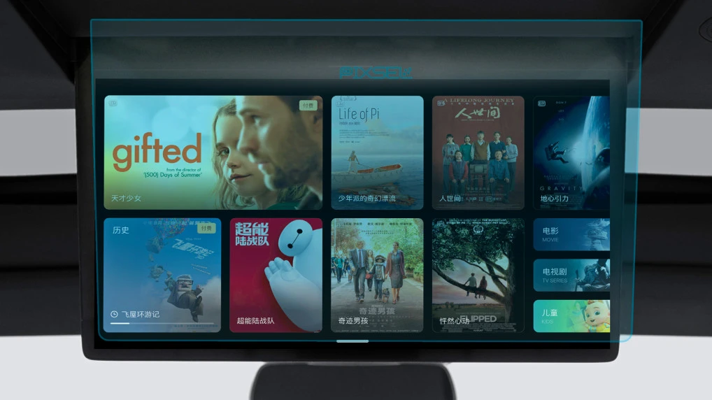 Ochronne szkło Pixsel na  monitor tylny LI AUTO L6 - 16.7“ 2024 -