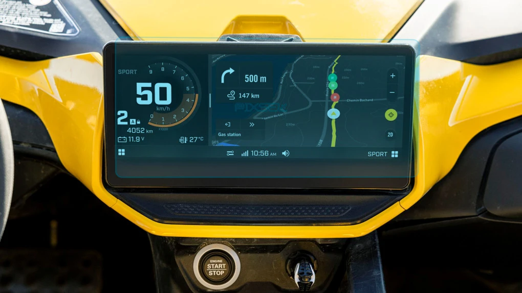 Protective glass Pixsel for monitor BRP CAN-AM MAVERICK R 2024 + 10.25“