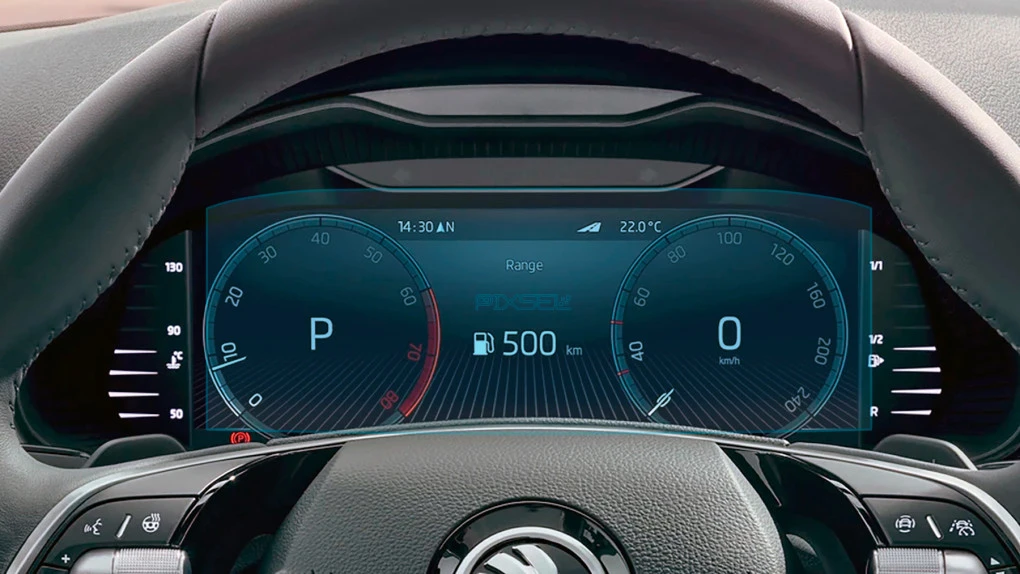Захисне скло Pixsel на панель приладів SKODA SCALA - 9.9“ 2024 -