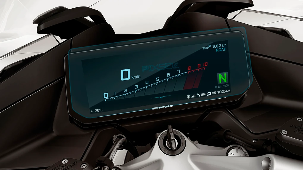 Захисне скло Pixsel на спідометр мотоцикла BMW R1250 RT 2025 13“
