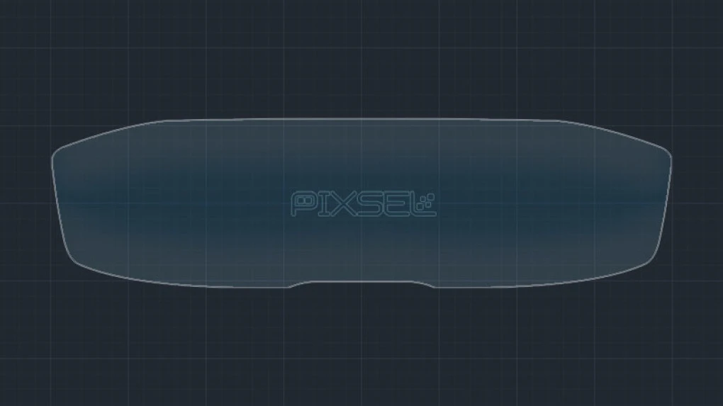 Ochronne szkło Pixsel na deskę rozdzielczą PEUGEOT 5008 - 11.8“ 2020 - 2024-2
