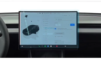 Ochronne szkło Pixsel na monitor TESLA MODEL Y - 16.5“ 2025 -