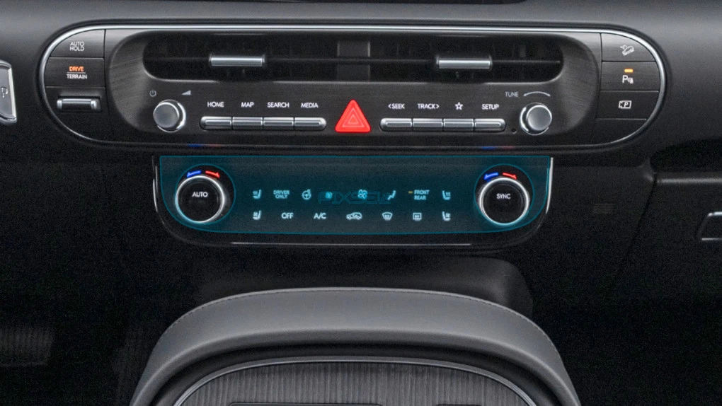 Ochronne szkło Pixsel na panel klimatyzacji HYUNDAI PALISADE - 12.1“ 2025 -