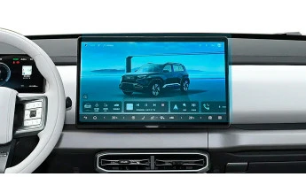 Захисне скло Pixsel на монітор BYD LEOPARD 3 - 16.3“ 2024 -