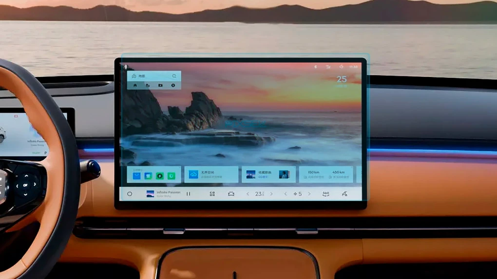 Ochronne szkło Pixsel na monitor GEELY GALAXY STARSHIP 7 - 15.3“ 2025 -