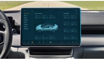 Ochronne szkło Pixsel na monitor POLESTAR 4 - 16.6“ 2023 -