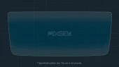 Ochronne szkło Pixsel na panel klimatyzacji tylnej POLESTAR 4 - 6.8“ 2023 -