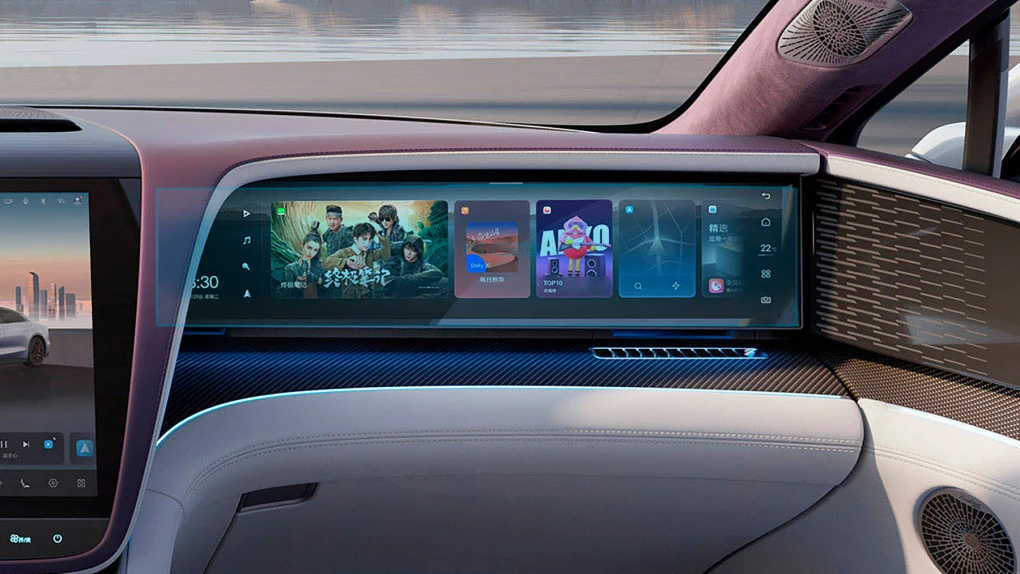 Захисне скло Pixsel для монітора пасажира YANGWANG U7 - 24.7“ 2025 -