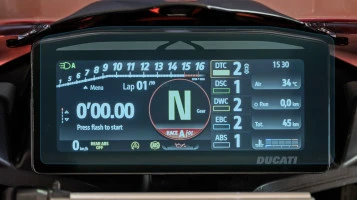 Ochronne szkło Pixsel na moto prędkościomierz DUCATI PANIGALE V4 2025 + 8.2“