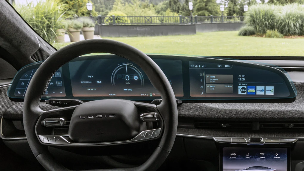 Ochronne szkło Pixsel na szeroki ekran LUCID AIR - 33.9“ 2021 -